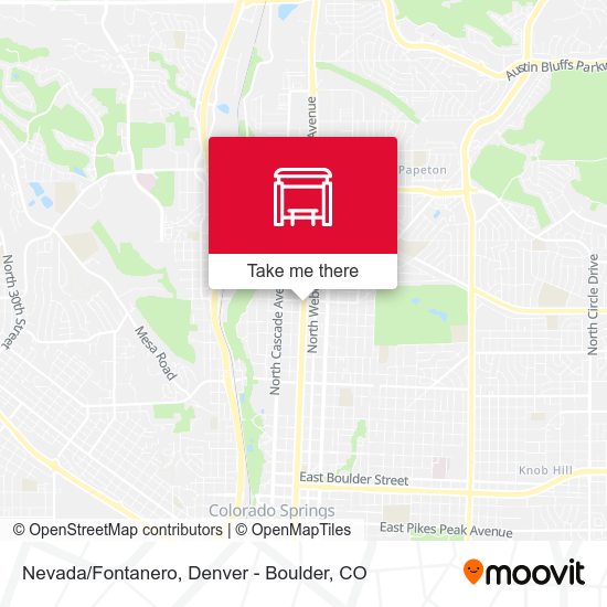 Nevada/Fontanero map