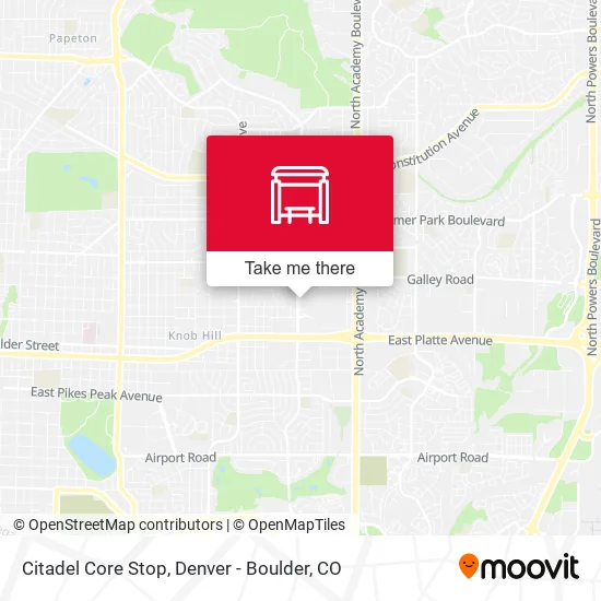 Citadel Core Stop map