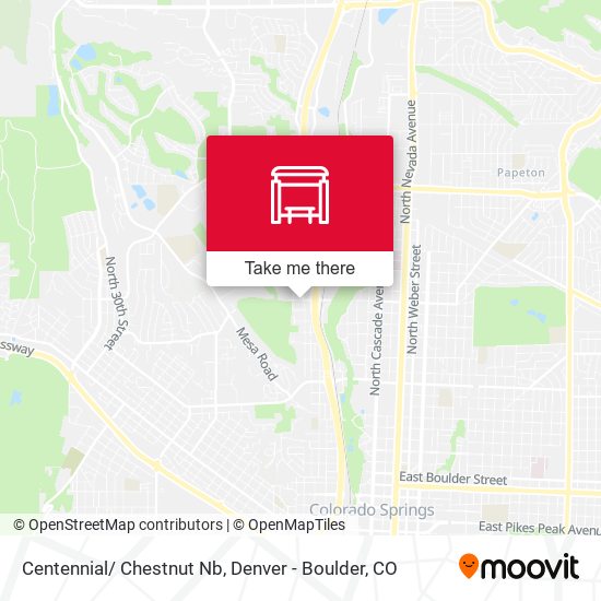 Centennial/ Chestnut Nb map