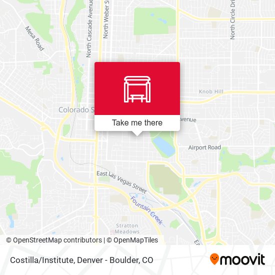 Costilla/Institute map