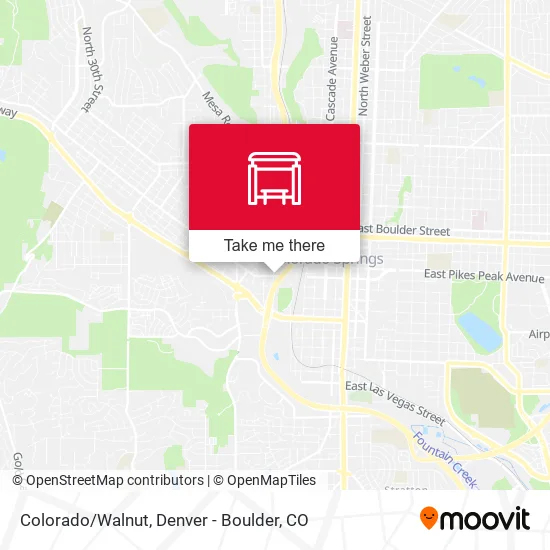 Colorado/Walnut map