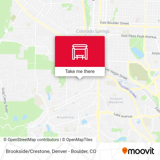 Brookside/Crestone map