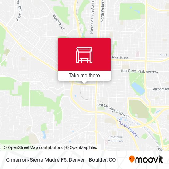 Cimarron/Sierra Madre FS map