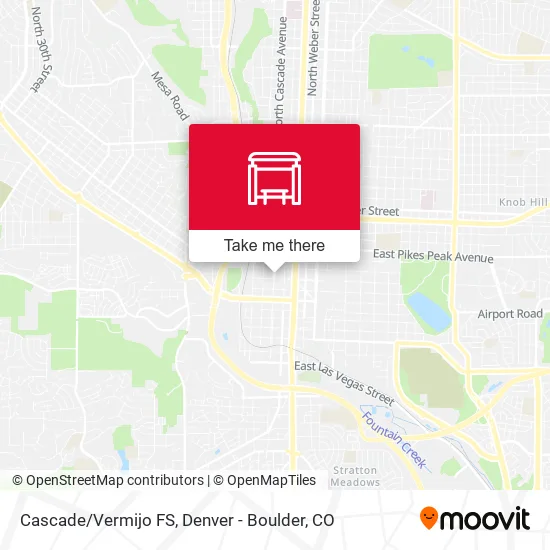 Cascade/Vermijo FS map