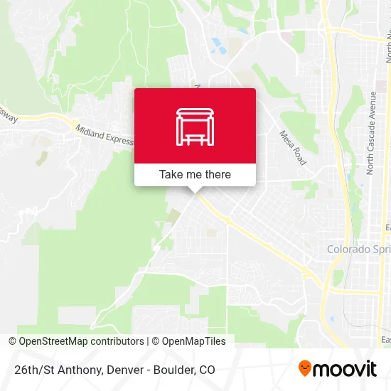 26th/St Anthony map