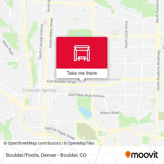 Boulder/Foote map