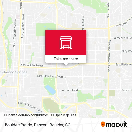 Boulder/Prairie map