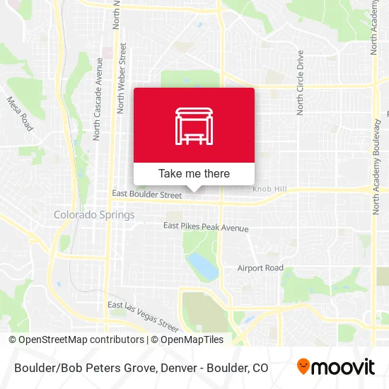 Boulder/Bob Peters Grove map