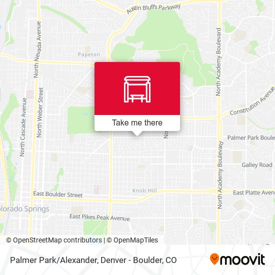 Palmer Park/Alexander map
