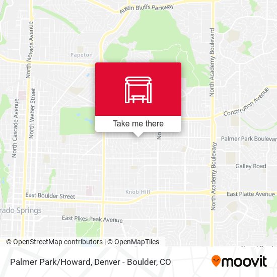 Palmer Park/Howard map