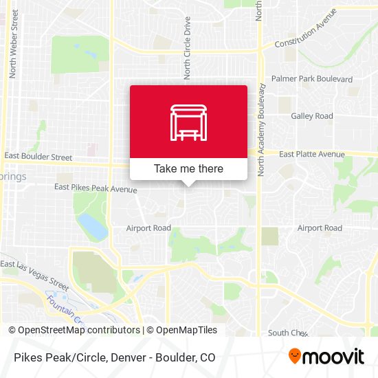 Pikes Peak/Circle map