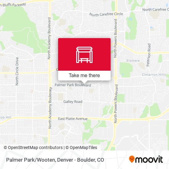 Palmer Park/Wooten map