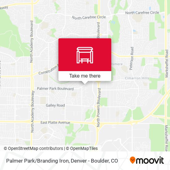 Palmer Park/Branding Iron map