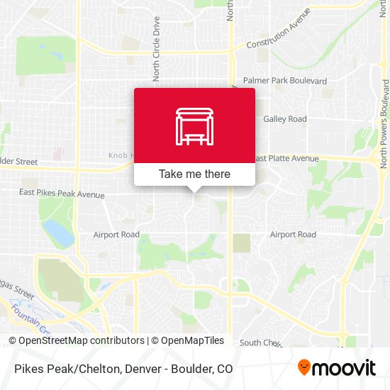 Pikes Peak/Chelton map