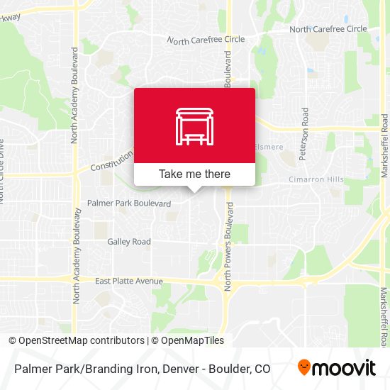 Palmer Park/Branding Iron map