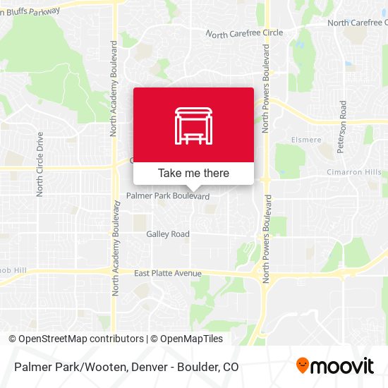 Palmer Park/Wooten map