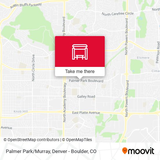 Palmer Park/Murray map