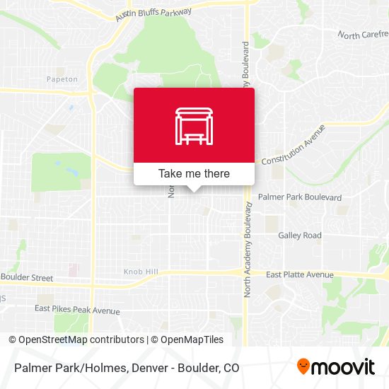 Palmer Park/Holmes map