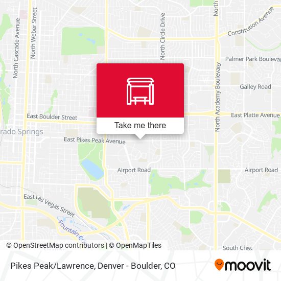 Pikes Peak/Lawrence map