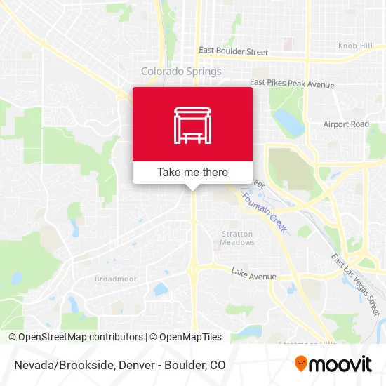 Nevada/Brookside map