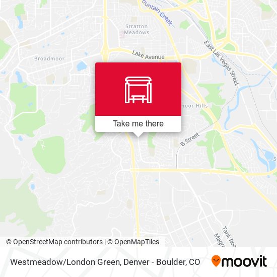 Westmeadow/London Green map