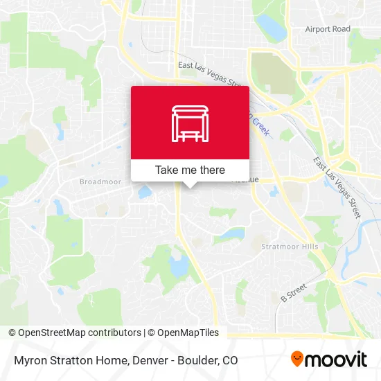 Myron Stratton Home map