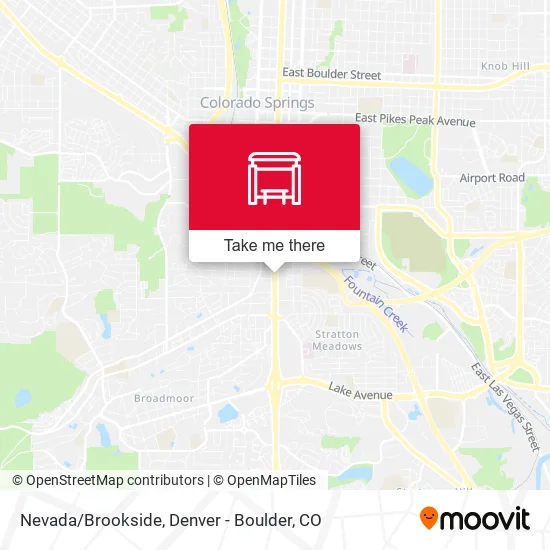 Nevada/Brookside map