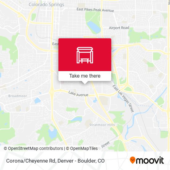 Corona/Cheyenne Rd map