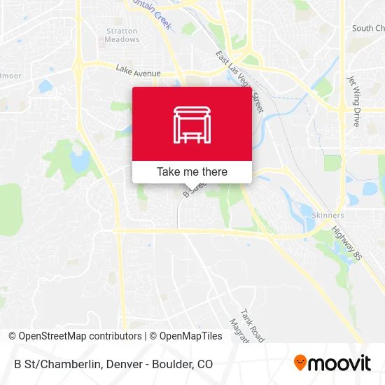 B St/Chamberlin map