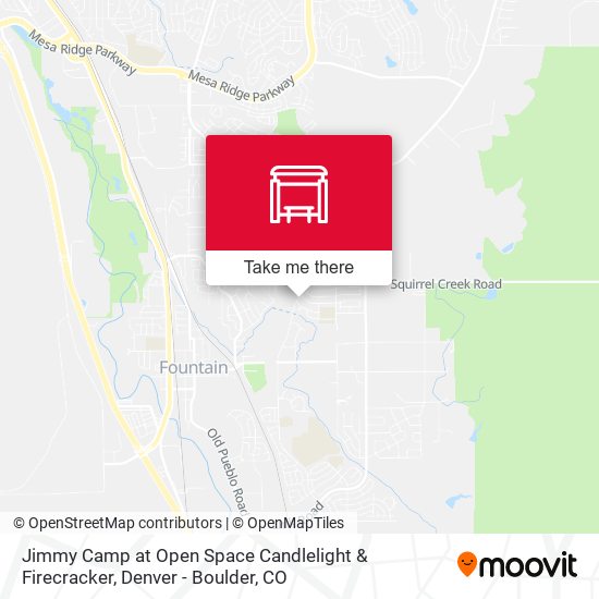 Jimmy Camp at Open Space Candlelight & Firecracker map