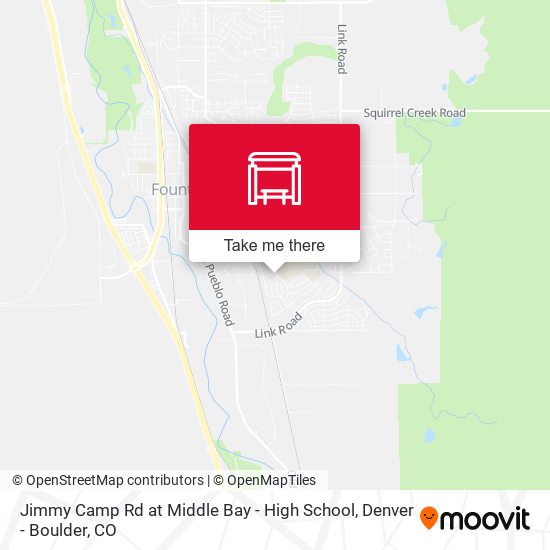 Jimmy Camp Rd at Middle Bay - High School map