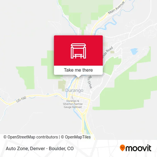 Auto Zone map