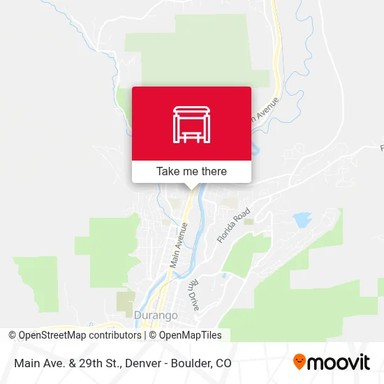 Main Ave. & 29th St. map