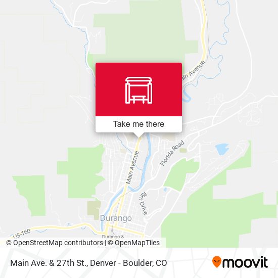 Main Ave. & 27th St. map