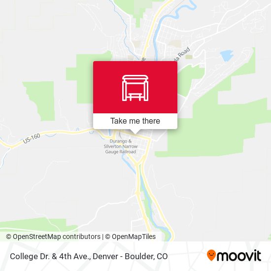 College Dr. & 4th Ave. map
