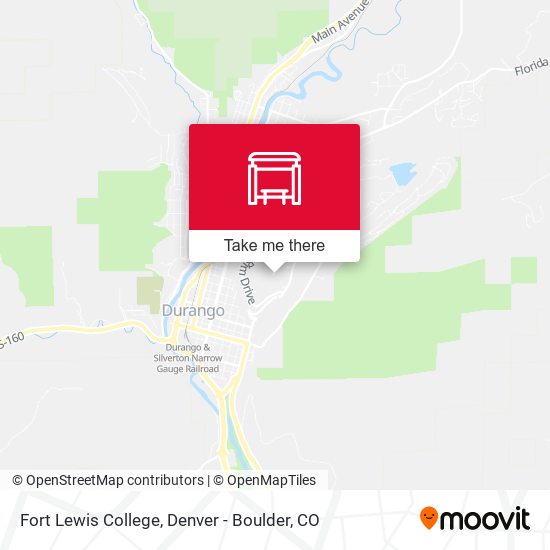 Fort Lewis College map