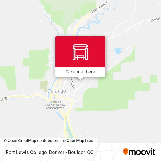 Fort Lewis College map