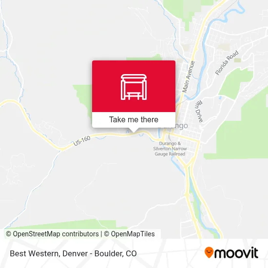 Best Western map