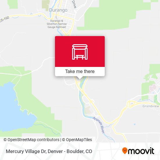 Mercury Village Dr map