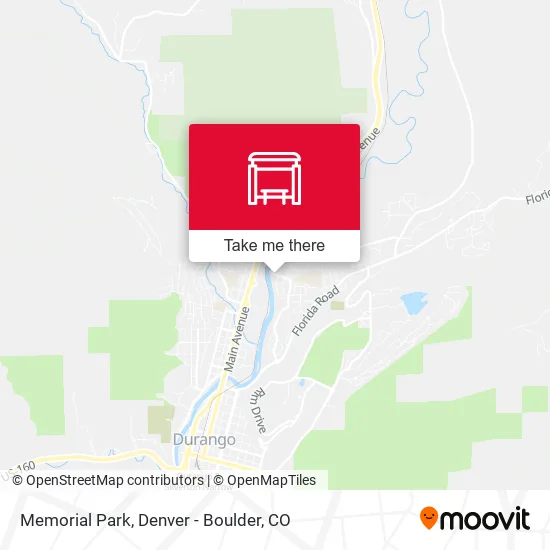 Memorial Park map
