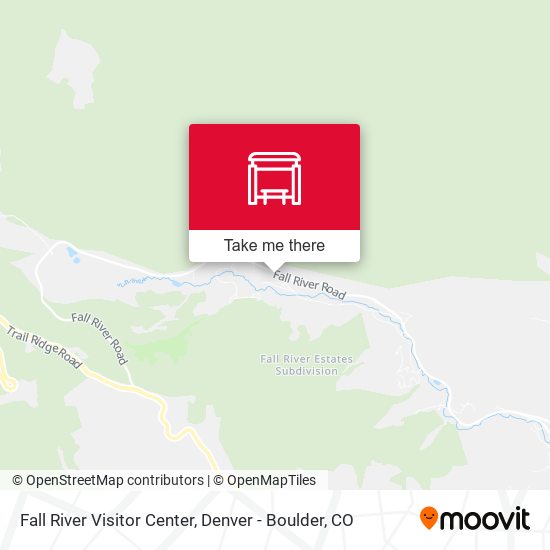 Fall River Visitor Center map