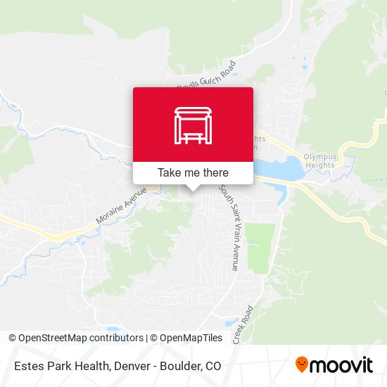 Estes Park Health map