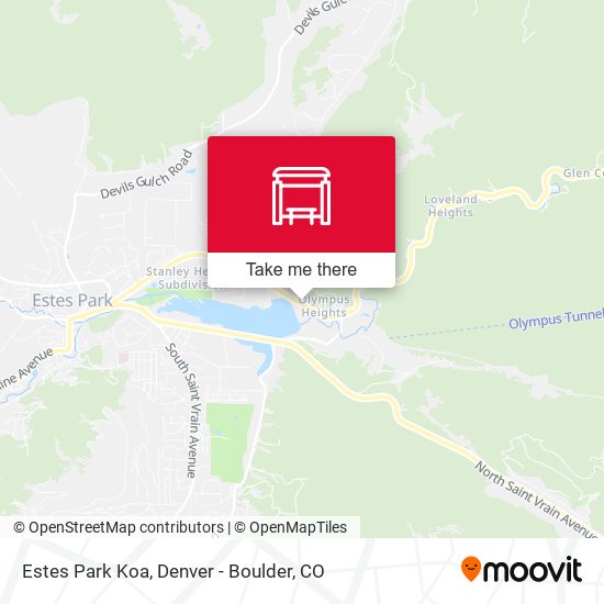 Estes Park Koa map