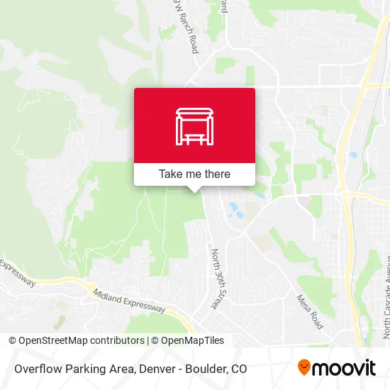 Overflow Parking Area map
