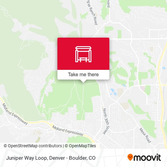 Juniper Way Loop map