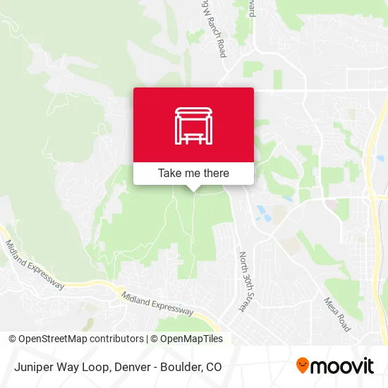 Juniper Way Loop map