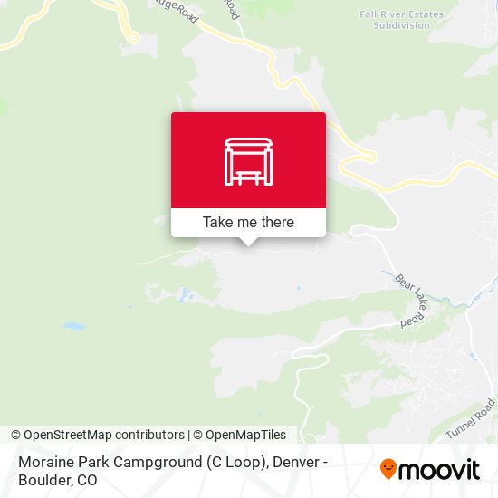 Moraine Park Campground (C Loop) map