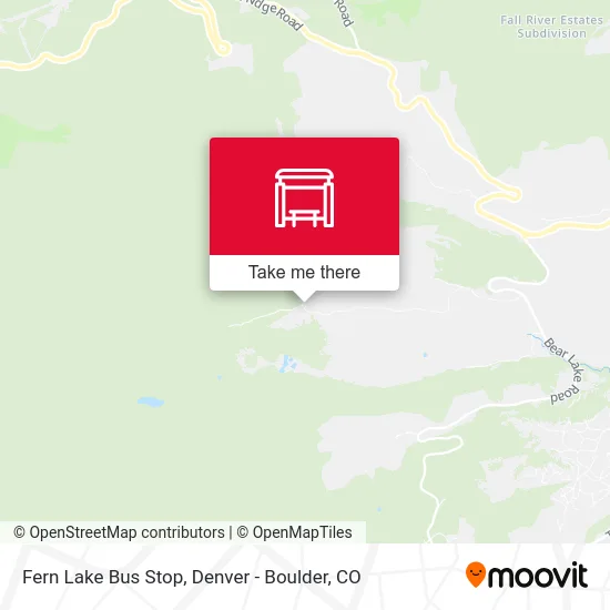Fern Lake Bus Stop map