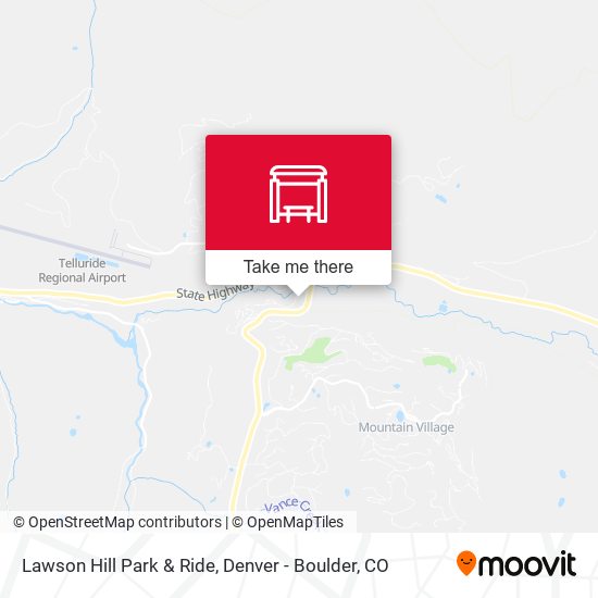 Lawson Hill Park & Ride map