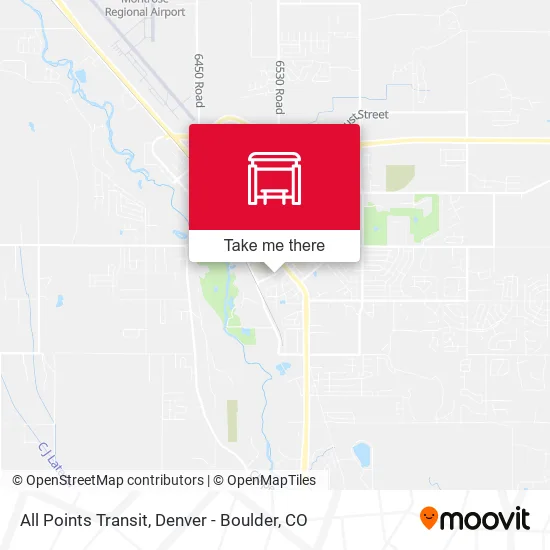 All Points Transit map